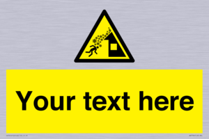 Custom warning roof avalanche